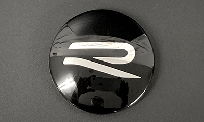 VW New R Logo ホイールセンターキャップ ホイールアクセサリー