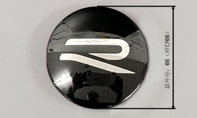 VW New R Logo ホイールセンターキャップ ホイールアクセサリー